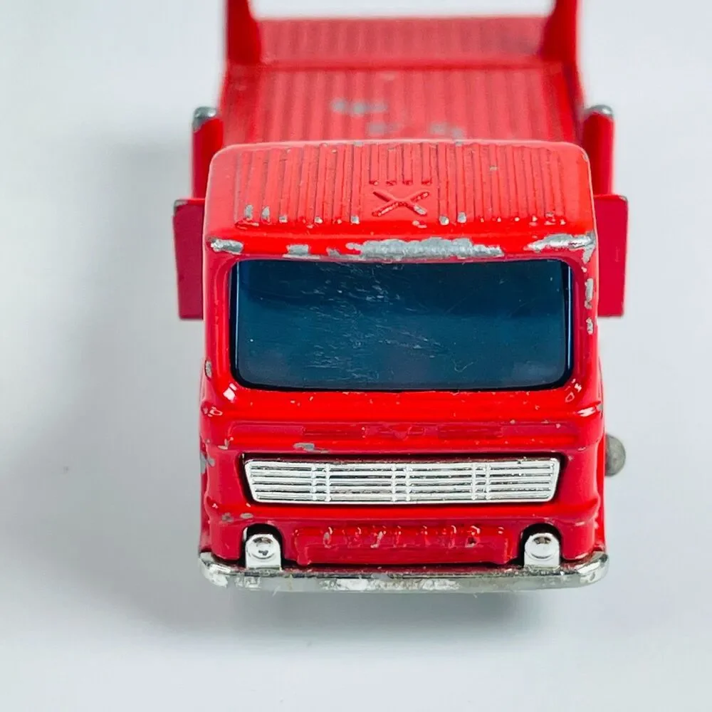 Vintage Matchbox Lesney No 10 Leyland Pipe Truck 5 Grey Pipes Diecast England